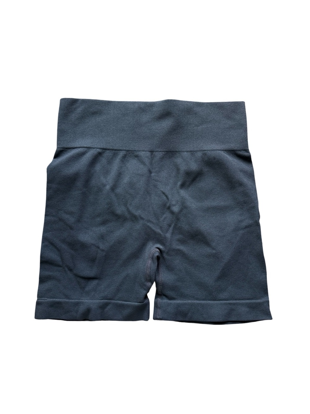 High-Waist Navy Active Shorts